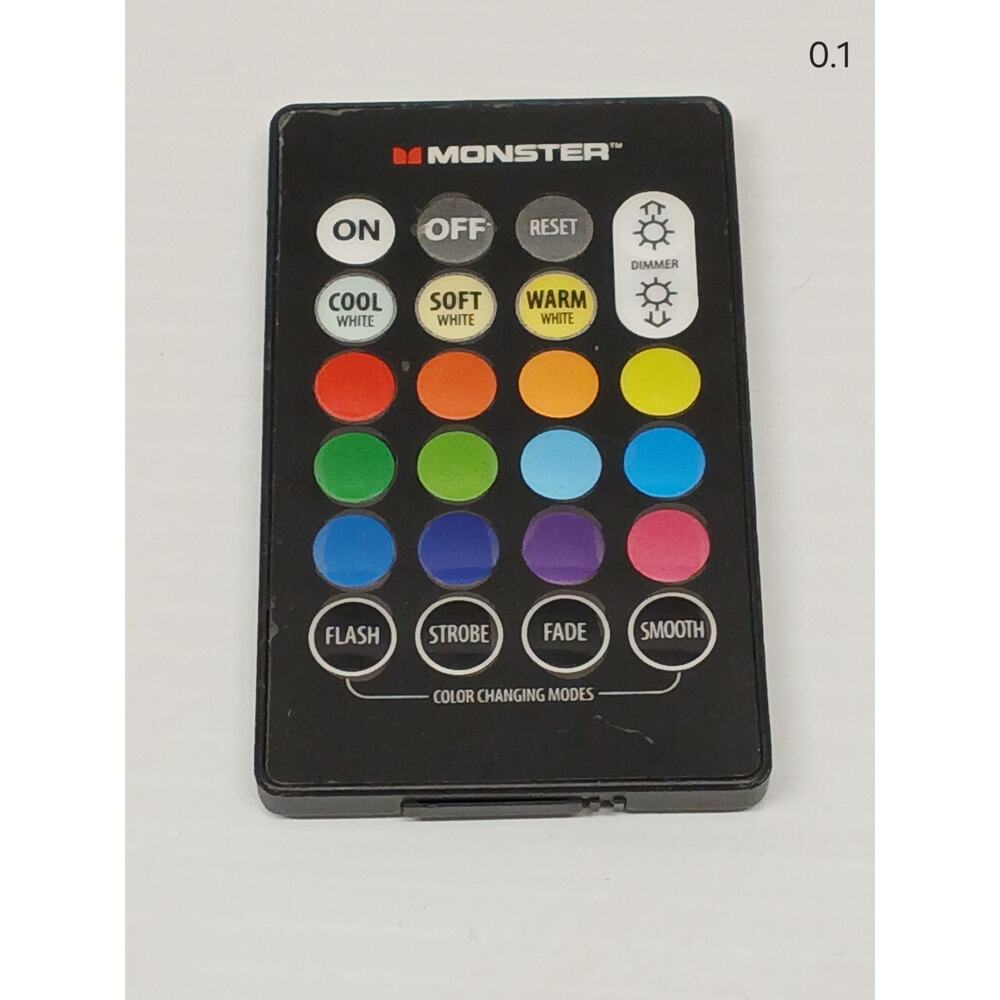 Monster LED Multicolor Light Remote Control Electronic Device - Picture 1 of 2